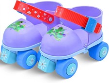 Kids Roller Skates Girls and Boys Ages 2-6, Toddler Rollerskates Purple