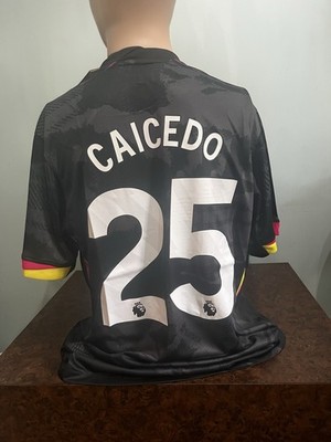 Caicedo #25 Chelsea FC Club World Cup Custom Black Jersey EU 2XL