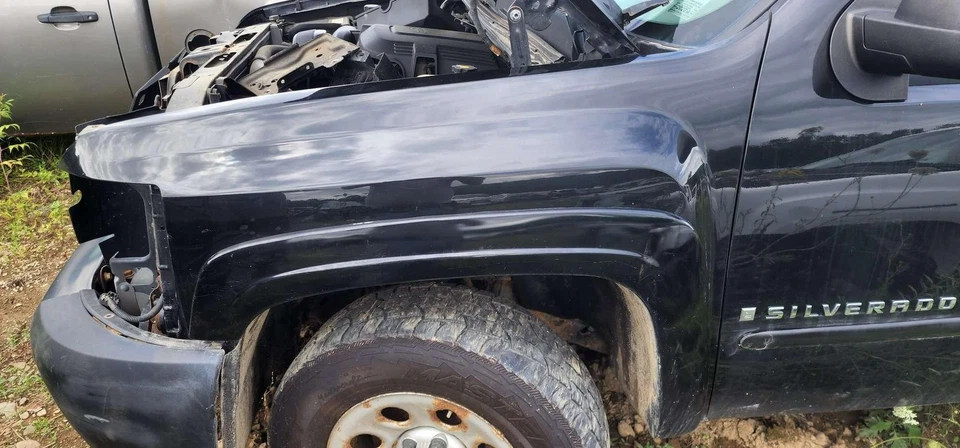 07 CHEVY SILVERADO 1500 Fender Driver Drivers Sideblackpaint Code?41u Foto 3 de 4