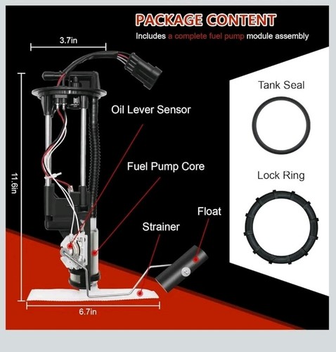 Polaris Ranger XP 1000 EPS, 2020-2021 Fuel Pump Assembly - Mud/Texas/Trail Boss - Foto 7 di 7