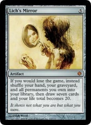1 x Lich's Mirror - Shards of Alara - Light Play - MTG