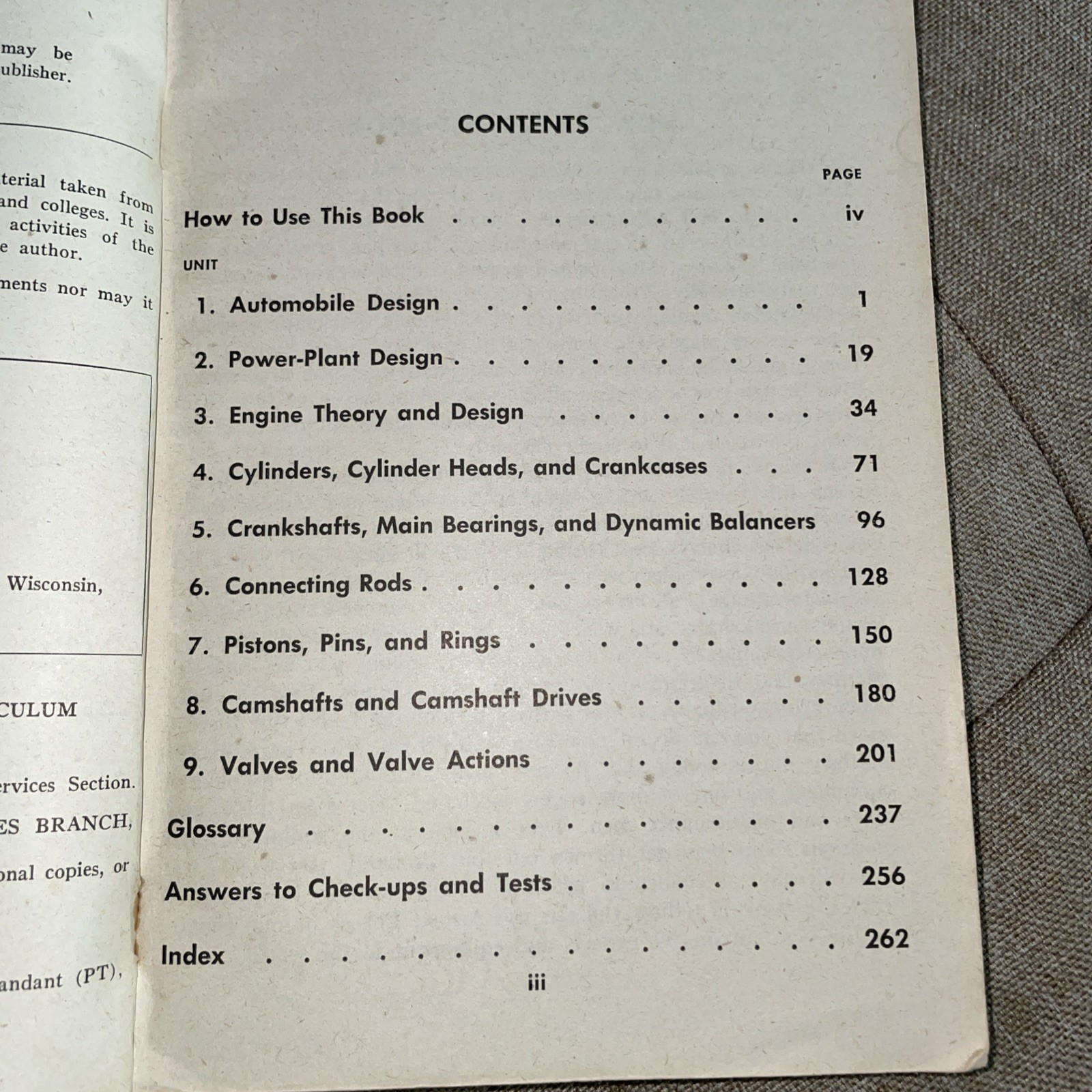 AUTO MECHANICS COURSE 1 EM 950 The Engine US Armed Forces Institute 1944 WWII
