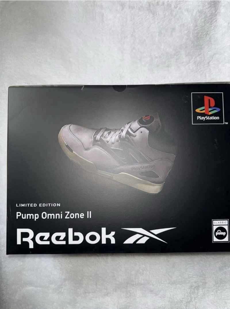 Reebok Pump Omni Zone II PlayStation 30th Anniversary Size 10 Ships Asap
