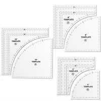 3-Teilige Drunkards Quilting-Vorlagen. GroßE Quilting-Lineale Und Vorlagen8460