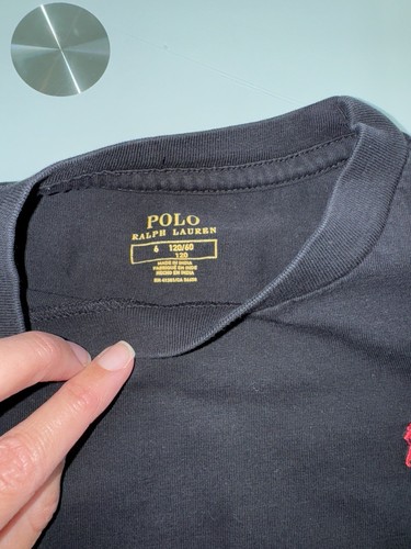 Lot Polo Ralph Lauren Boy Crewneck Tshirts Size 6 - Picture 2 of 5