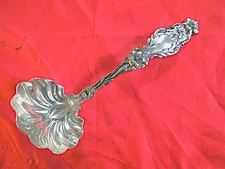 Whiting/Gorham 'Lily' Sterling Silver Gravy Ladle 7" - NO Mono