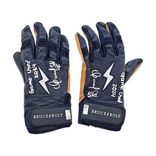 Oswaldo Cabrera Autographed Signed Inscribed Game Used Gloves (Cabrera LOA)