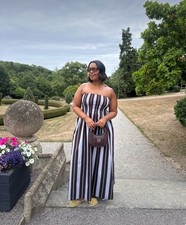 Faithfull The Brand Sanya Maxi Dress Athens Stripe | XXL