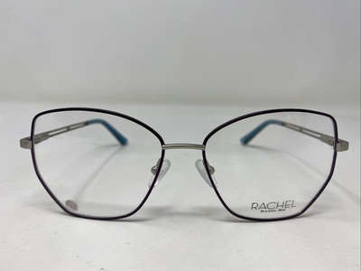 Rachel Roy ICON EGGPLANT 55-16-140 Purple Full Rim Eyeglasses Frame AG93