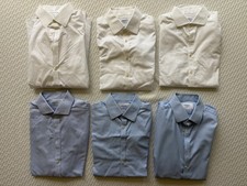 Charles Tyrwhitt Non Iron Extra Slim Fit Dress Shirt Lot 6 Size 16/33 Blue White