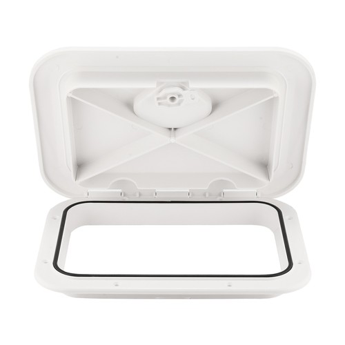White Hatch & AUS Boat Deck Caravan Marine Access RV Hatch 270x375mm Lid ABS 1 - Picture 3 of 4