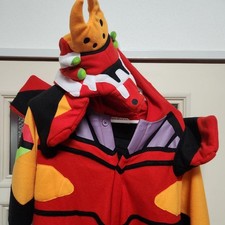 Evangelion Unit 02 Adult Fleece Kigurumi Cosplay Pajama Rare Like