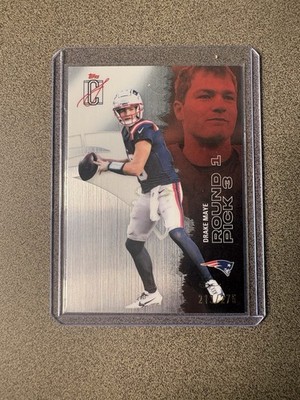 Topps Signature Class 2025 Drake Maye Rookie Round 1 Pick 3 #38 /275