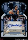 2023-24 Crown Royale Rookie Crown Autograph Blue GG Jackson II 28/75 RC AUTO