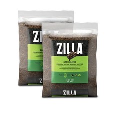 Zilla Reptile Terrarium Bedding Substrate Bark Blend, 24 Quart, 2 Count