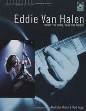 EDDIE VAN HALEN - KNOW THE MAN, PLAY THE MUSIC By Rod Fogg & Malcolm Dome *VG+*
