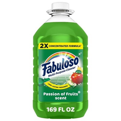 2X Multi-Purpose Cleaner, No Rinse Floor Cleaner,Passion of Fruits Scent,169floz