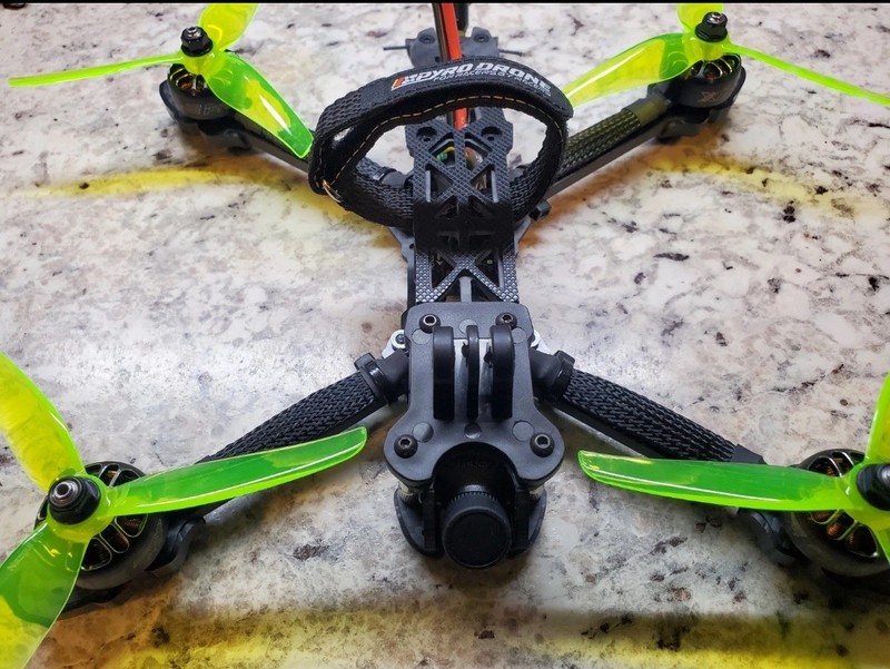 5" FPV Drone 3-6s with 40amp ESC 600mW VTX ELRS reciever; with free 1-4S charger