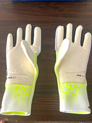 adidas Predator GL Pro Goalkeeper Soccer Gloves URG 2.0 Yellow/White/Black 7.5