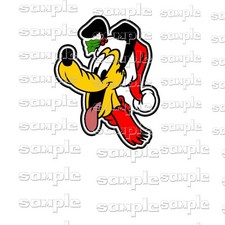 Disney Christmas Pluto ugl Premade Scrapbook Page Paper Piece die cut