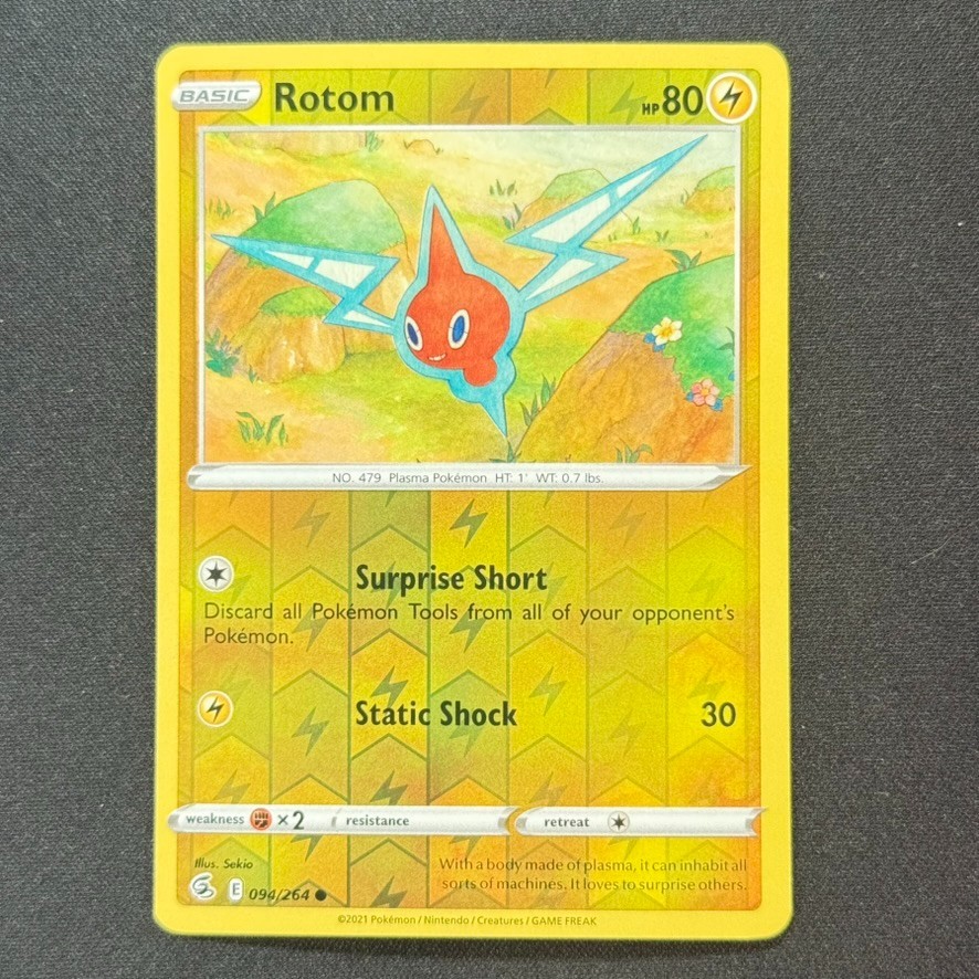 Rotom 98/264 Reverse Holo Common SWSH08: Fusion Strike Pokemon TCG