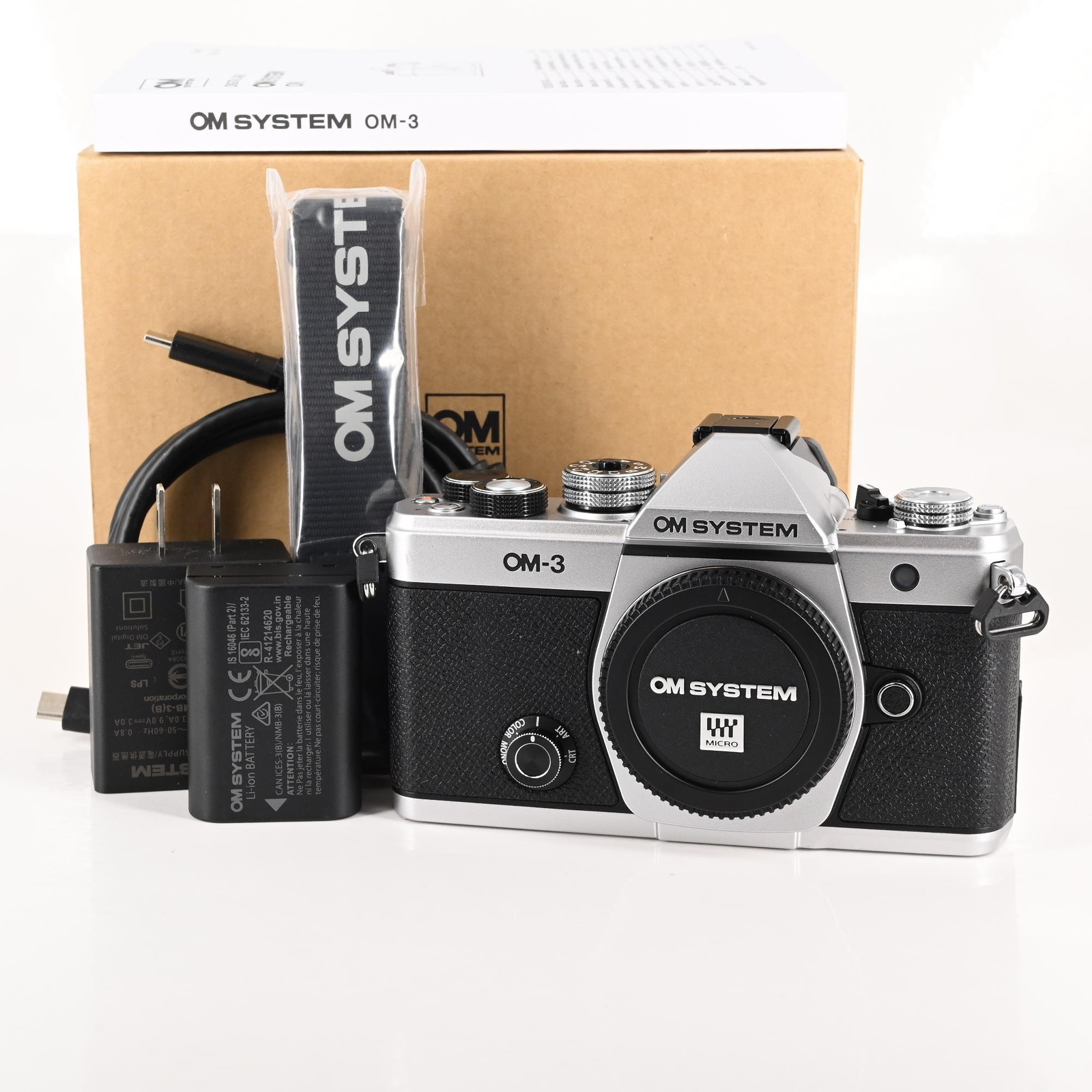 Olympus OM System OM-3 20.4MP Mirrorless Digital Camera Body