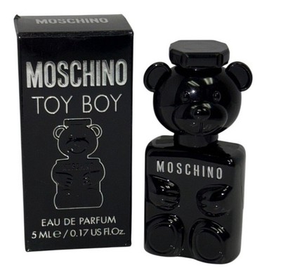 Moschino Boy Toy Eau de Parfum Spicy Woody 5 ML .17 FL Oz Black Bear  Bergamot