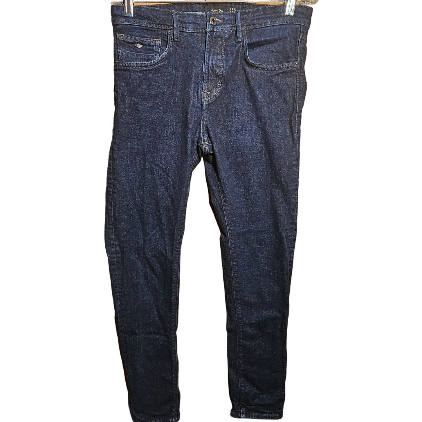 Massimo Dutti Dark Wash Slim Fit Jeans Size 30/8
