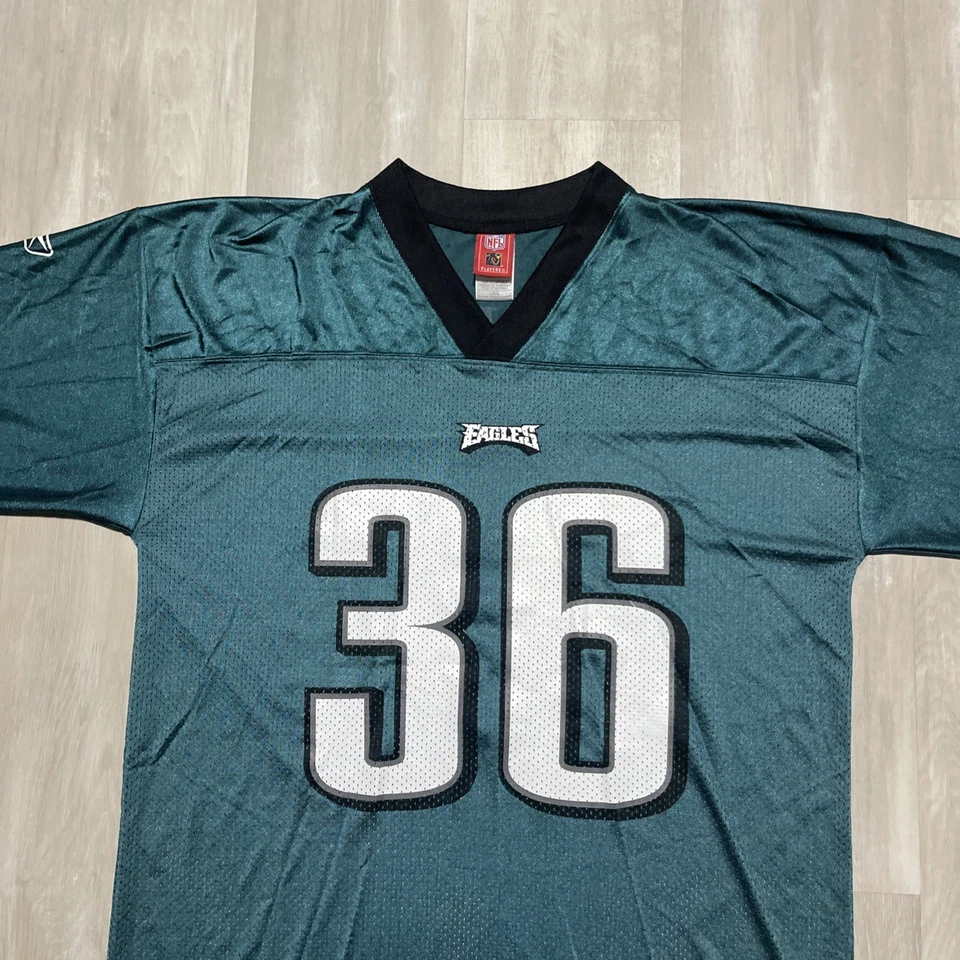 Camiseta masculina grande Reebok NFL Philadelphia Eagles #36 Brian Westbrook - Imagem 3 de 4