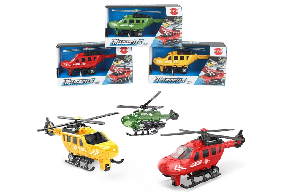 1 Helicopter Military Rescue Model Toy Diecast Green Probably 1:20 Scale - Image 2 of 2