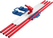 48"x8" Concrete Float Concrete Tool Trowel Bull Float Set w/ 4 Handle Round End