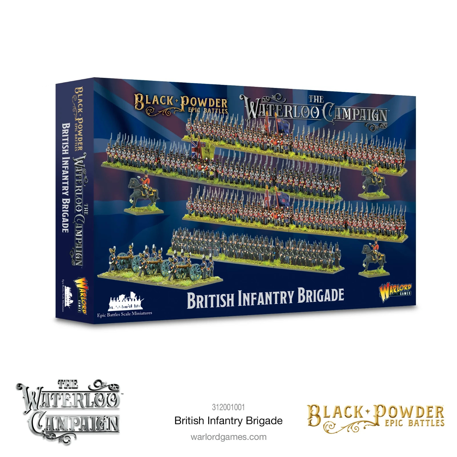 British Infantry Brigade - Brand New - Epic Black Powder Warlord Games