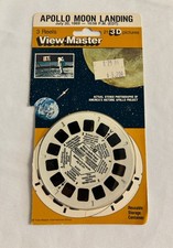 1969 View-Master Apollo Moon Landing NASA 3 Reel Set Original Packet Complete
