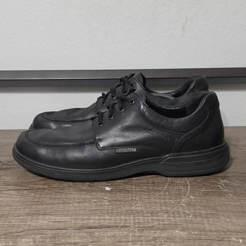 Mephisto Douk Men's Leather Oxfords Hydro-Protect Dress Shoes Size 13 Black