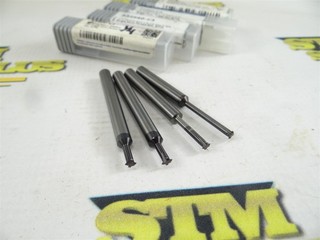 4 HARVEY TOOL CARBIDE THREAD MILLS 1/4" THREAD SIZE 1/4" SHANKS