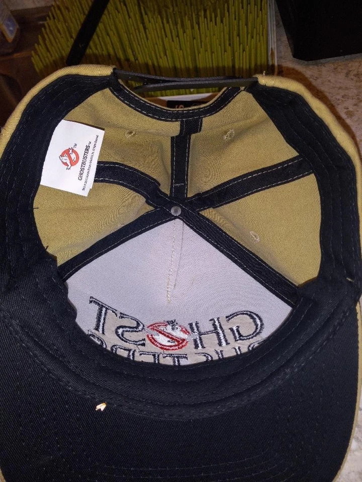 Gorra Ghostbusters Snapback.  Película para adultos oro con licencia 2024.  Nuevo con etiquetas Foto 3 de 4
