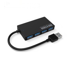 4-Port USB 2.0 Hub High-Speed USB Splitter Adapter Multi-Port Expansion Plug and
