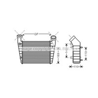 LadeluftküHler FüR VW Passat Variant 3B6 3B5 Skoda Superb 3U4