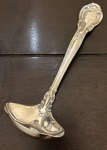 Gorham Chantilly Solid Sterling Silver Gravy Sauce Soup Ladle 6 5/8" 74 Grams