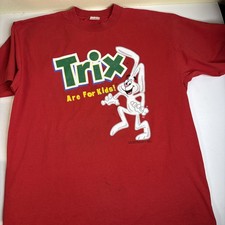 Vintage Jerzee General Mills Trix Tee. Size XL Made In Usa