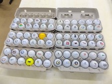 72 CLUBS, ORGANIZATIONS LOGO GOLF BALLS, REAL NICE