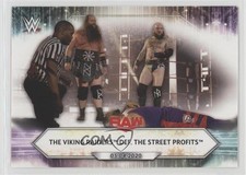 2021 Topps WWE Raw The Viking Raiders def The Street Profits #66 xm0
