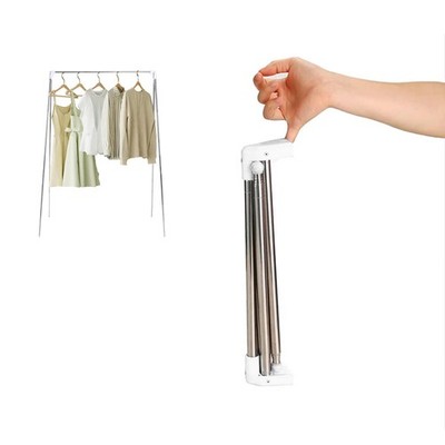Portable Travel Garment Rack,Folding Clothes Rack for Dance,Travel,Camping, D...