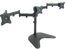 VIVO Triple Monitor Mount Fully Adjustable Desk Free Stand for 3 LCD Screens ...