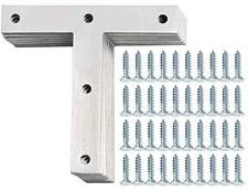 T Flat BracketsCorner Bracket Corner Brace Mending Plate Repair 120mm x 120mm...