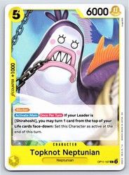 Topknot Neptunian OP11-107 Common A Fist of Divine Speed One Piece TCG