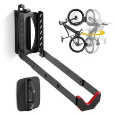 monTEK Swivel Bike Wall Mount, No Heavy Lifting Required Bike Wall Mount, Bik...