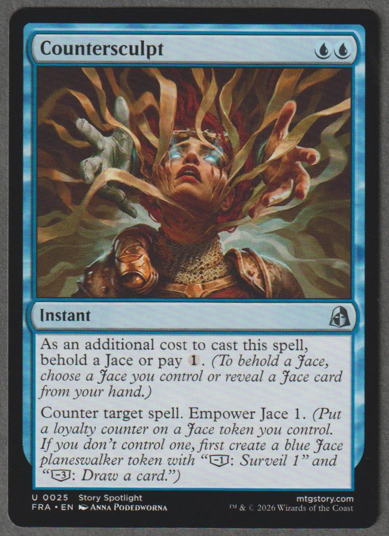 Countersculpt 25 Uncommon Reality Fracture Magic: The Gathering Near Mint