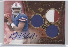 2013 Topps Triple Threads Rookie Auto Relics Ruby 14/15 EJ Manuel #124 g5j