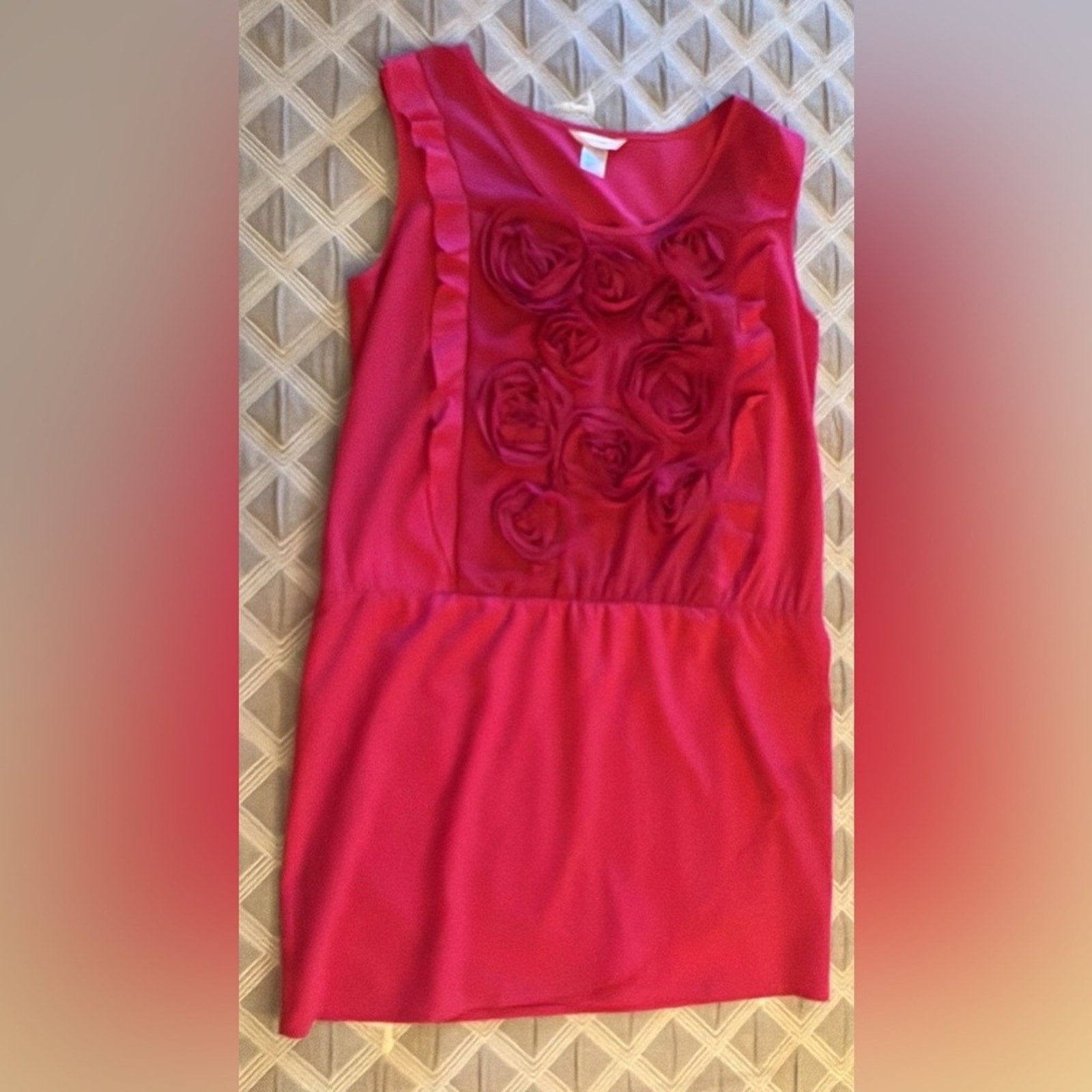 Esley Bold Pink Bold Statement summer Floral dres… - image 1